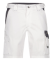 Preview: kurze Arbeitshose / Shorts Dassy Roma Weiss-Zementgrau